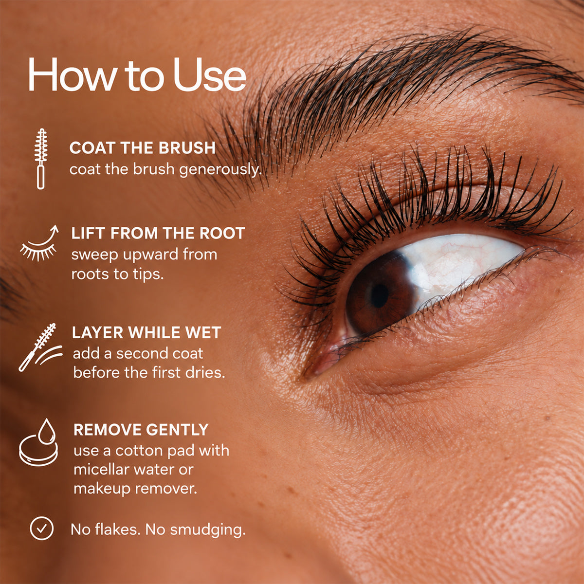 ✨👁️Keep your lashes looking stunning all day—waterproof, sweat-proof, and smudge-proof! 💖💃