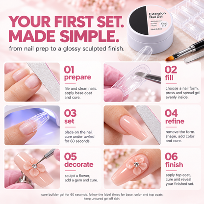 💅🔥Nail Extension Builder Gel