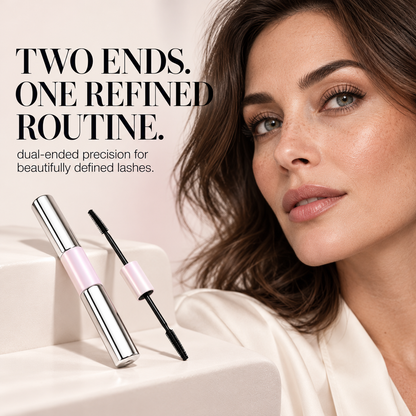 ✨ Double-Ended Waterproof Volumizing Mascara – Lengthening & Defining Lash Duo