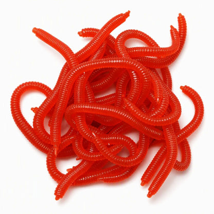 🎣 Scented Earthworm Fishing Lures – Soft Artificial Baits for Freshwater & Saltwater，Pack of 50 pcs🪱