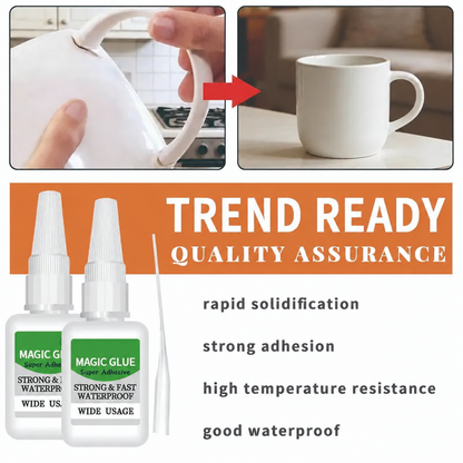 4PCS Fast-Setting Super Glue, Liquid Cyanoacrylate Adhesive for Multi-Material Repair & DIY Projects 🛠️
