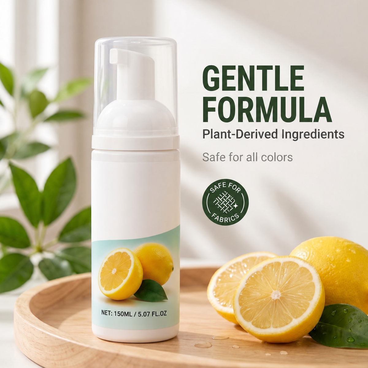 🔥Scented Foam Cleaner - Lemon Scent, Multi-purpose Gentle Stain Remover