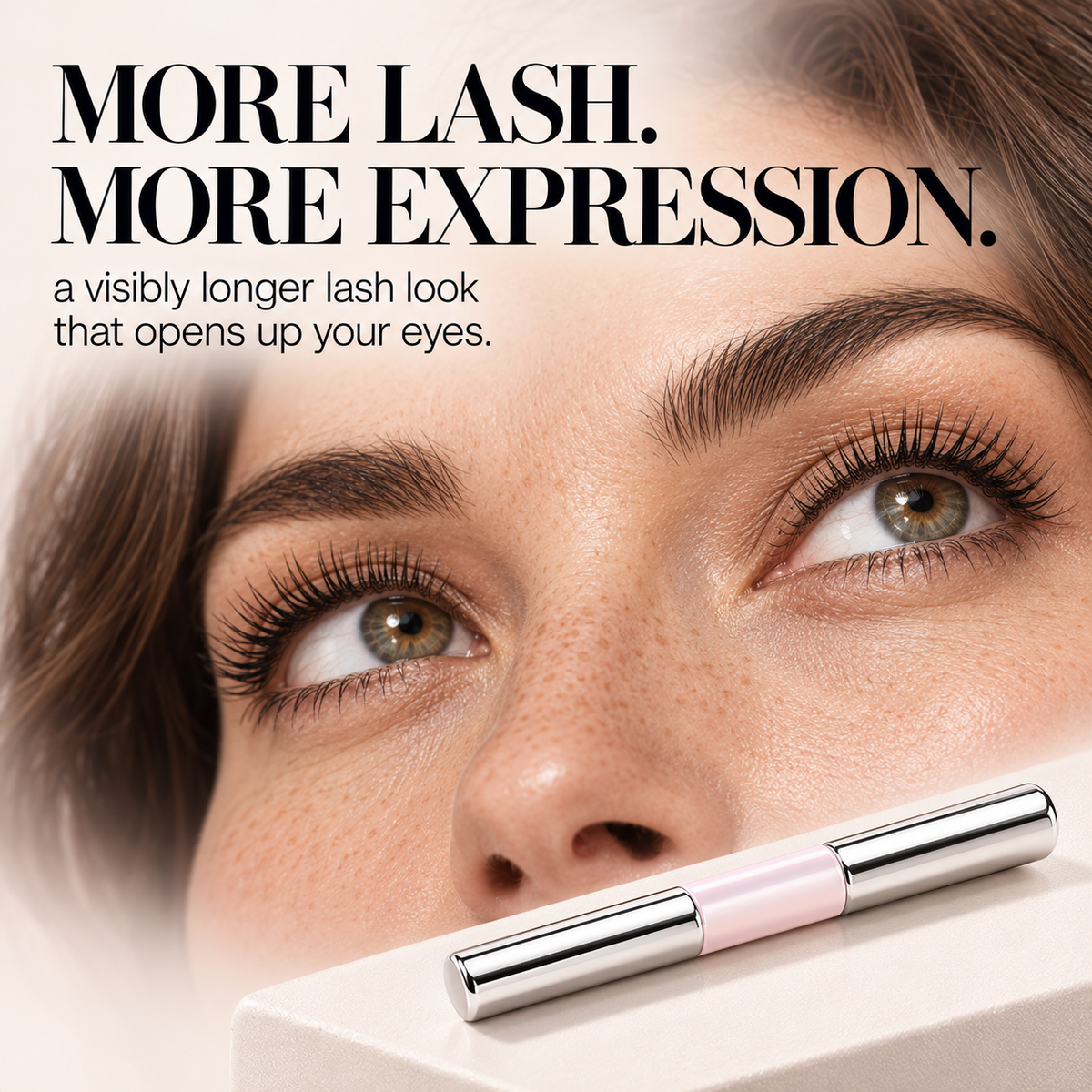 ✨ Double-Ended Waterproof Volumizing Mascara – Lengthening & Defining Lash Duo