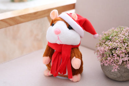 ✨Talking Hamster Plush – repeats whatever you say, auto head-shaking, hilarious fun for kids & adults.🎁