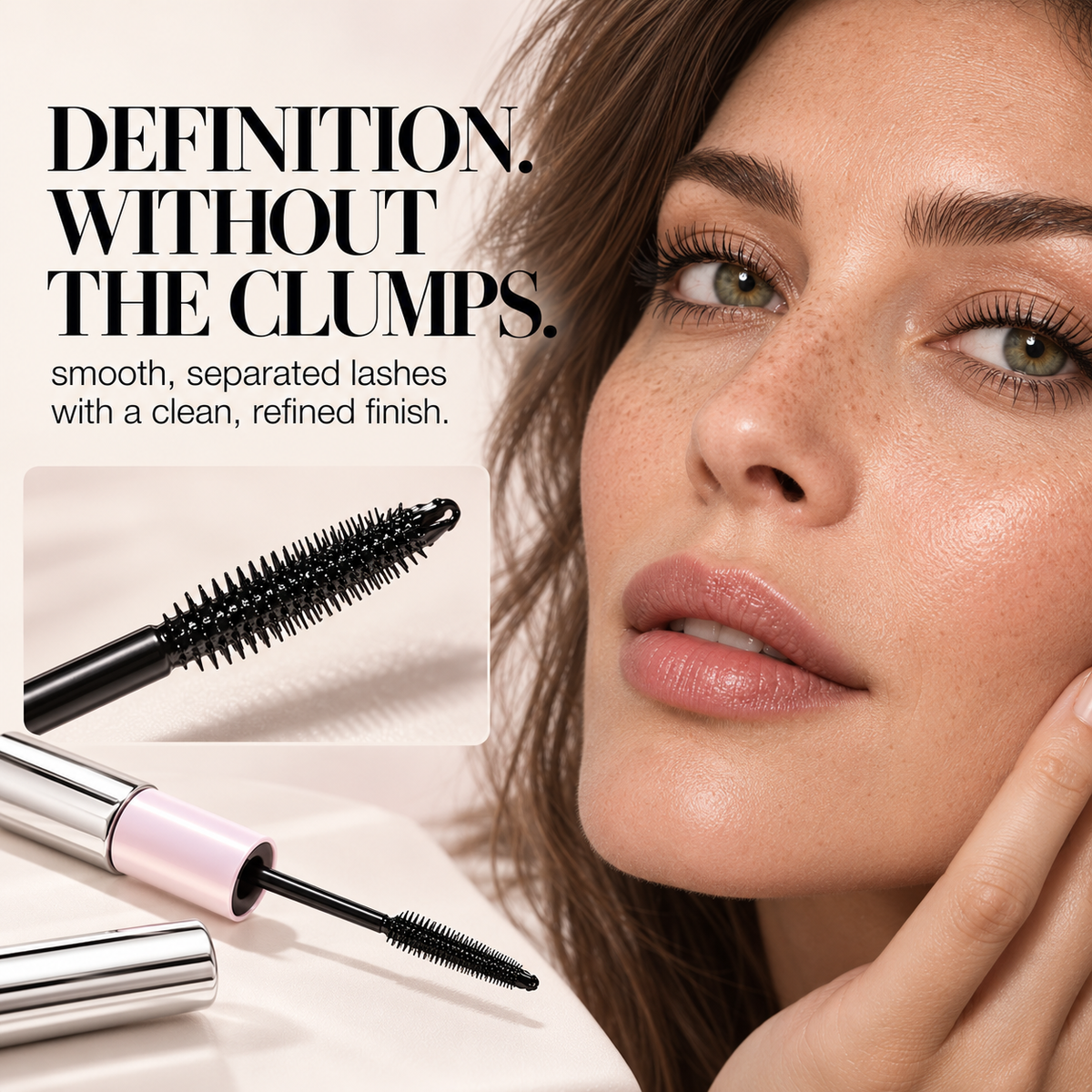 ✨ Double-Ended Waterproof Volumizing Mascara – Lengthening & Defining Lash Duo