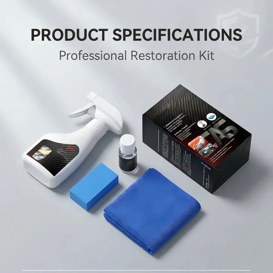 🔥✨Car Headlight Restoration Kit – Polish Foggy & Oxidized Headlights In Minutes
