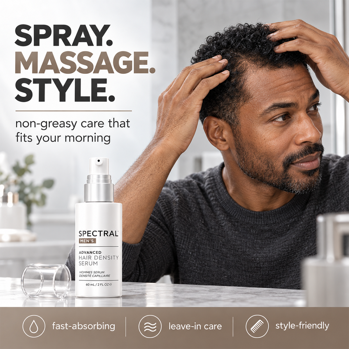 Mens Hair Serum w/ Nanoxidil 5%