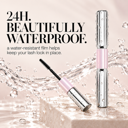 ✨ Double-Ended Waterproof Volumizing Mascara – Lengthening & Defining Lash Duo