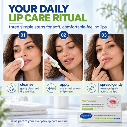 💋 Vitamin B5 Lip Cream - Soothe Dry Lips With Pro