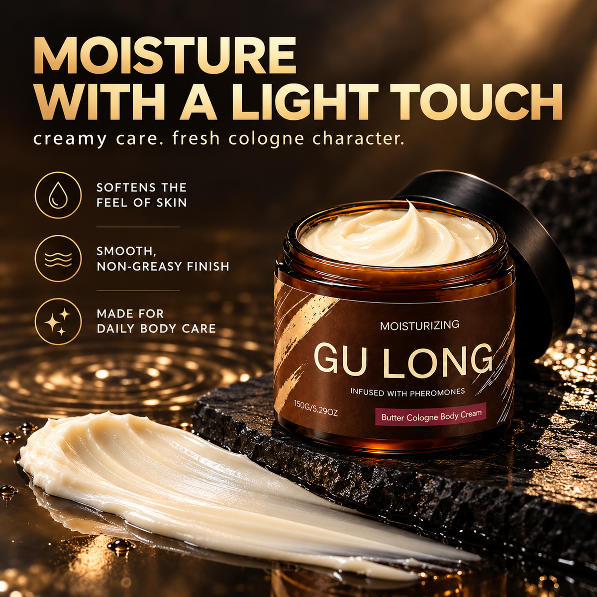✨ Scented Body Butter Cologne – Long-Lasting Fragrance & Moisturizing Skin Care