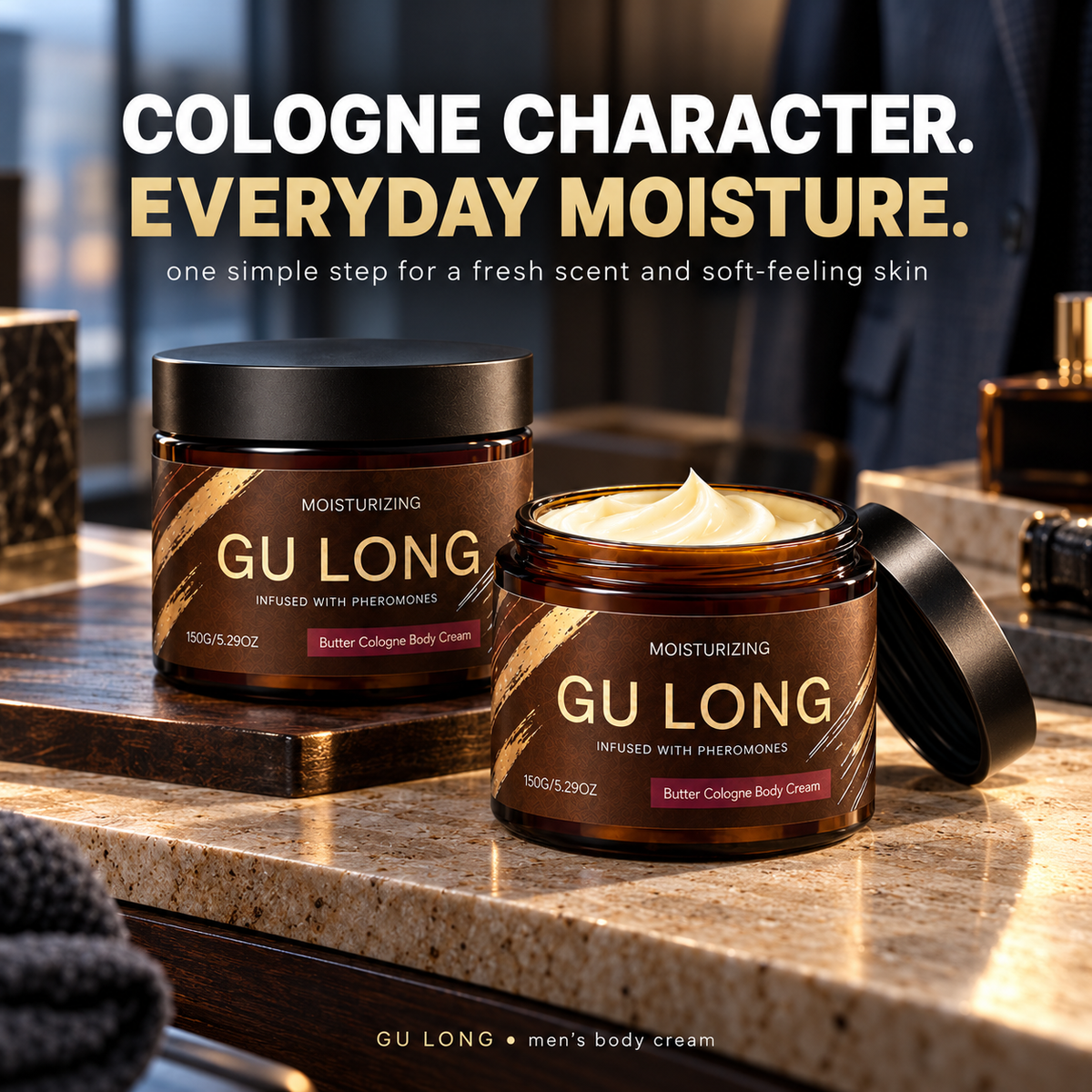 ✨ Scented Body Butter Cologne – Long-Lasting Fragrance & Moisturizing Skin Care