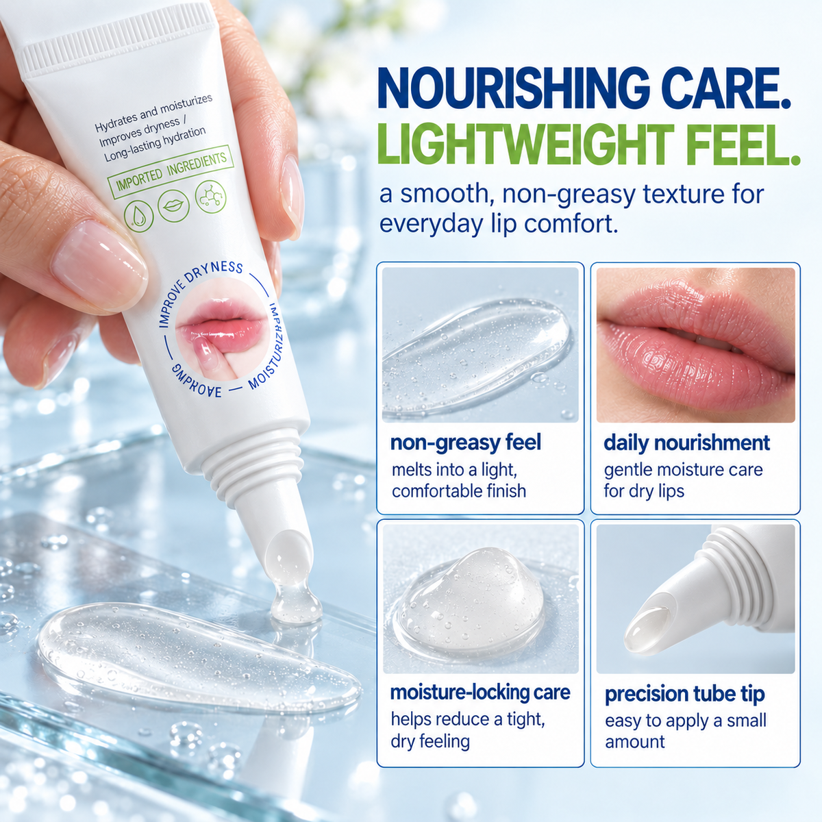 💋 Vitamin B5 Lip Cream - Soothe Dry Lips With Pro