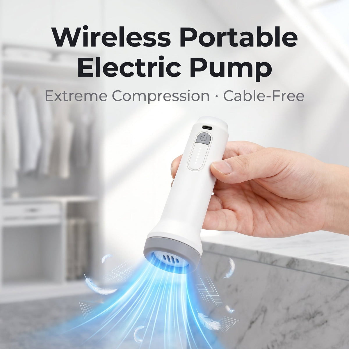 💥Dedicated Wireless Vacuum Pump for Compression Bags
