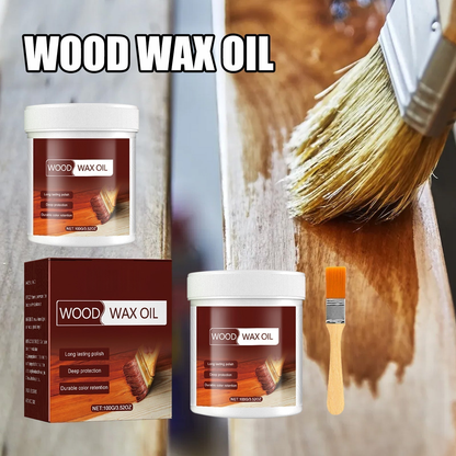Wood Cleaner & Polish 3.5 Oz- Comes with Premium Brush
