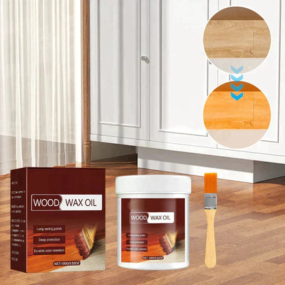 Wood Cleaner & Polish 3.5 Oz- Comes with Premium Brush