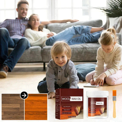 Wood Cleaner & Polish 3.5 Oz- Comes with Premium Brush