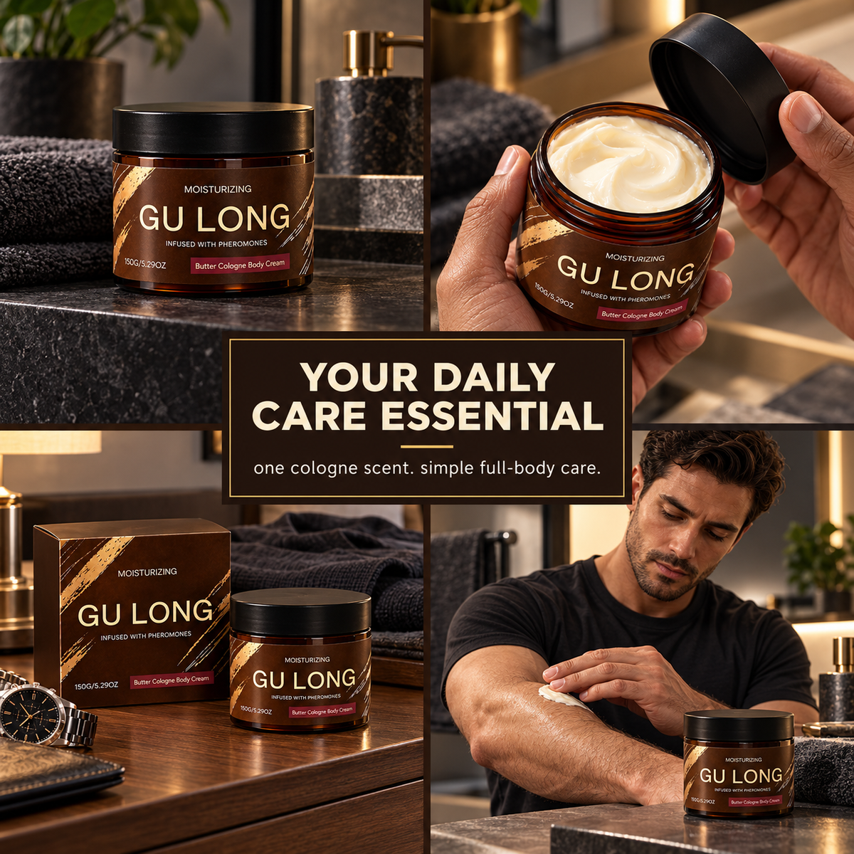 ✨ Scented Body Butter Cologne – Long-Lasting Fragrance & Moisturizing Skin Care