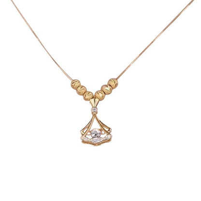 ✨Ginkgo Leaf Clavicle Necklace for Women｜Elegant Quiet Luxury Unique Design