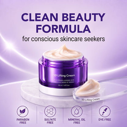 🔥3D Lifting Cream 1.7 fl oz | Advanced Korean Facial Night Cream 2026