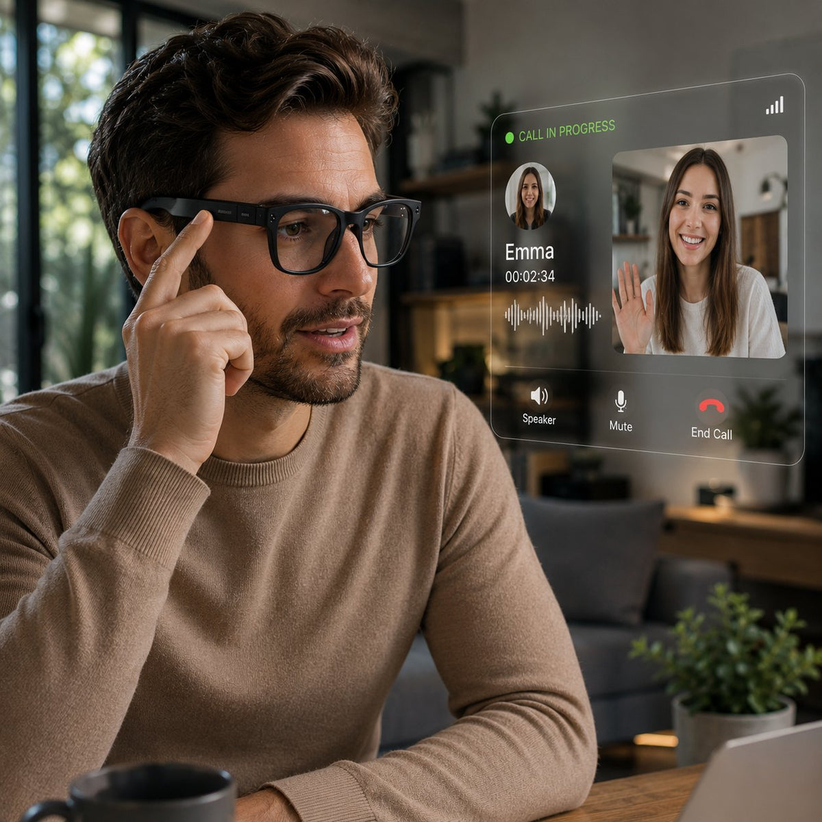 👓AI Smart Glasses with 4K POV Camera, Translation & AR Navigation 🎥