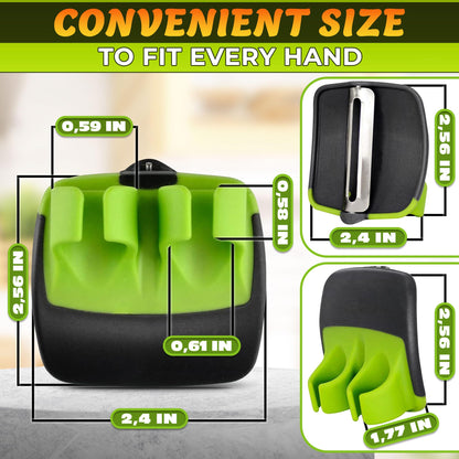 4-Piece Palm-Fit Finger Peeler Set