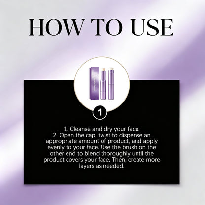 2-in-1 Dual-Ended Color-Adapting Glow Foundation Stick