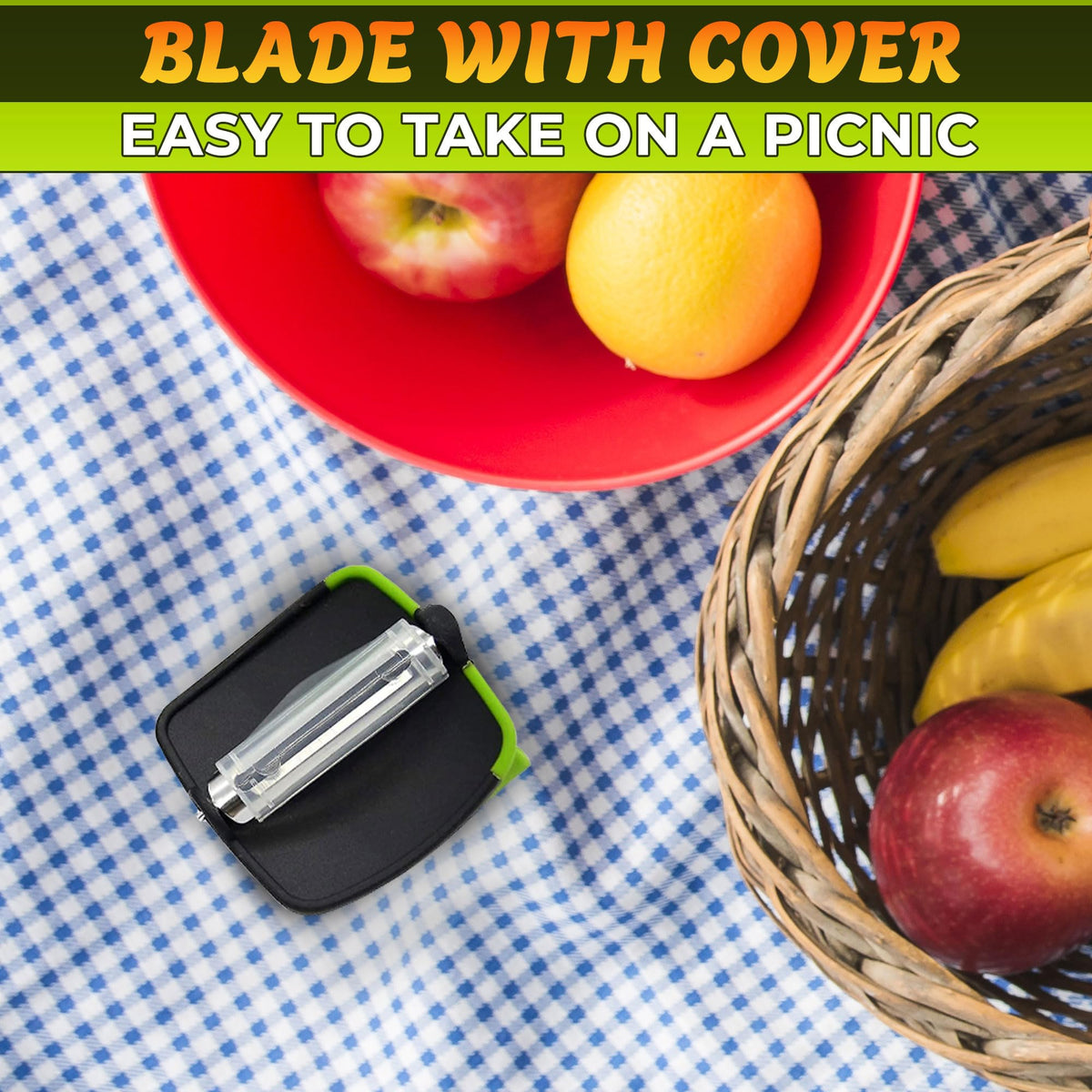 4-Piece Palm-Fit Finger Peeler Set