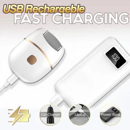 Rechargeable electric foot file for calluses Two speeds and removable grinding head USB charging Available