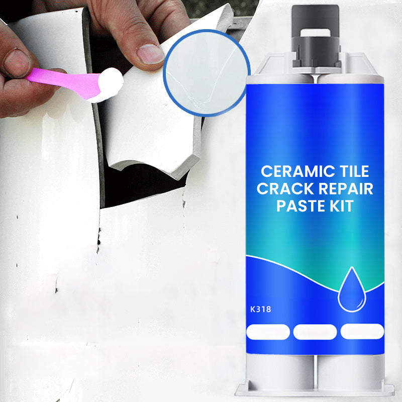 🪒Worry-Free Helper🏗！Ceramic Tile Crack Repair Paste Kit
