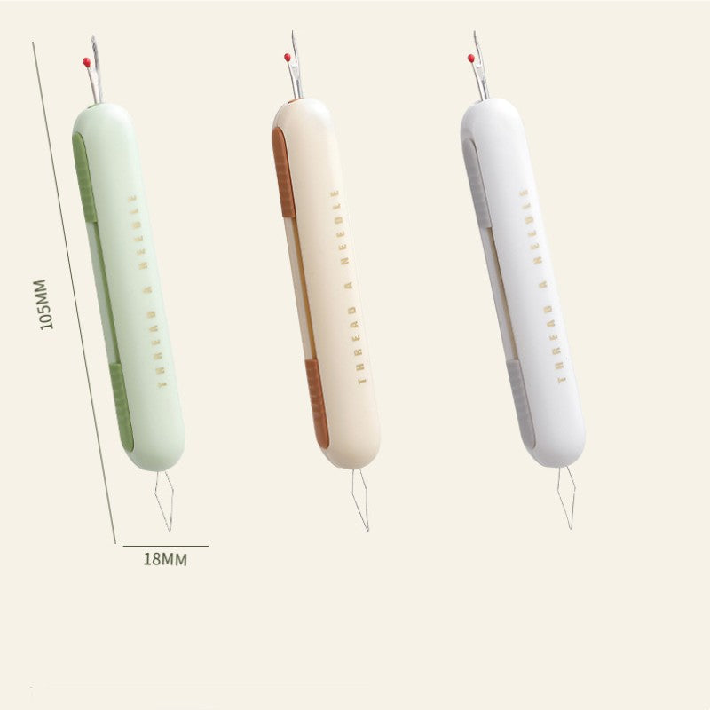 🧵 Thread Needles Easily! Easy-Grip Needle Threader