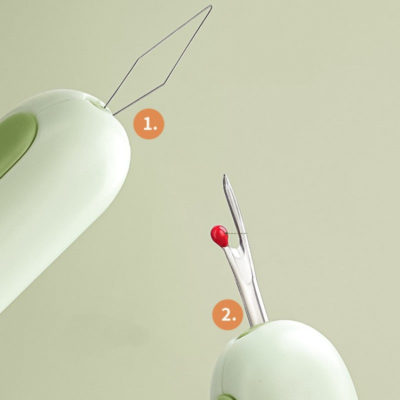 🧵 Thread Needles Easily! Easy-Grip Needle Threader