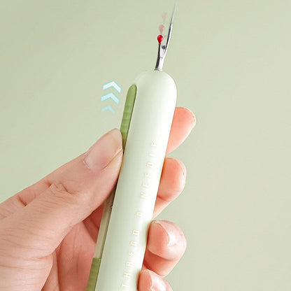🧵 Thread Needles Easily! Easy-Grip Needle Threader