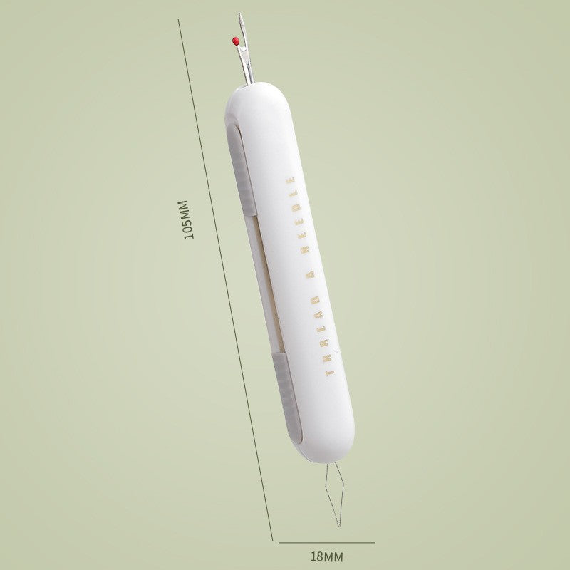 🧵 Thread Needles Easily! Easy-Grip Needle Threader