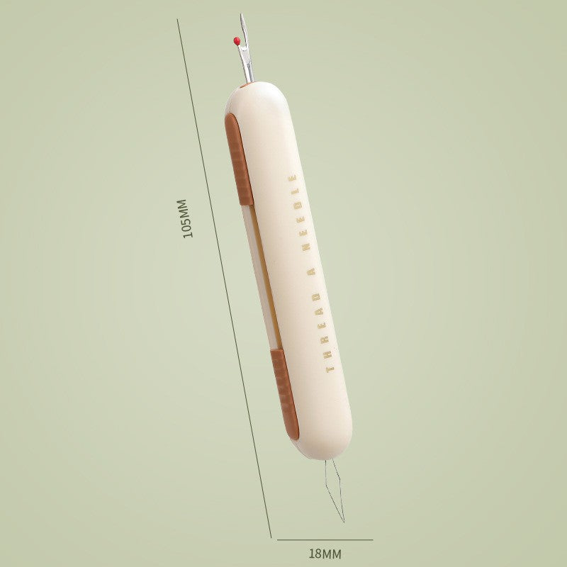 🧵 Thread Needles Easily! Easy-Grip Needle Threader