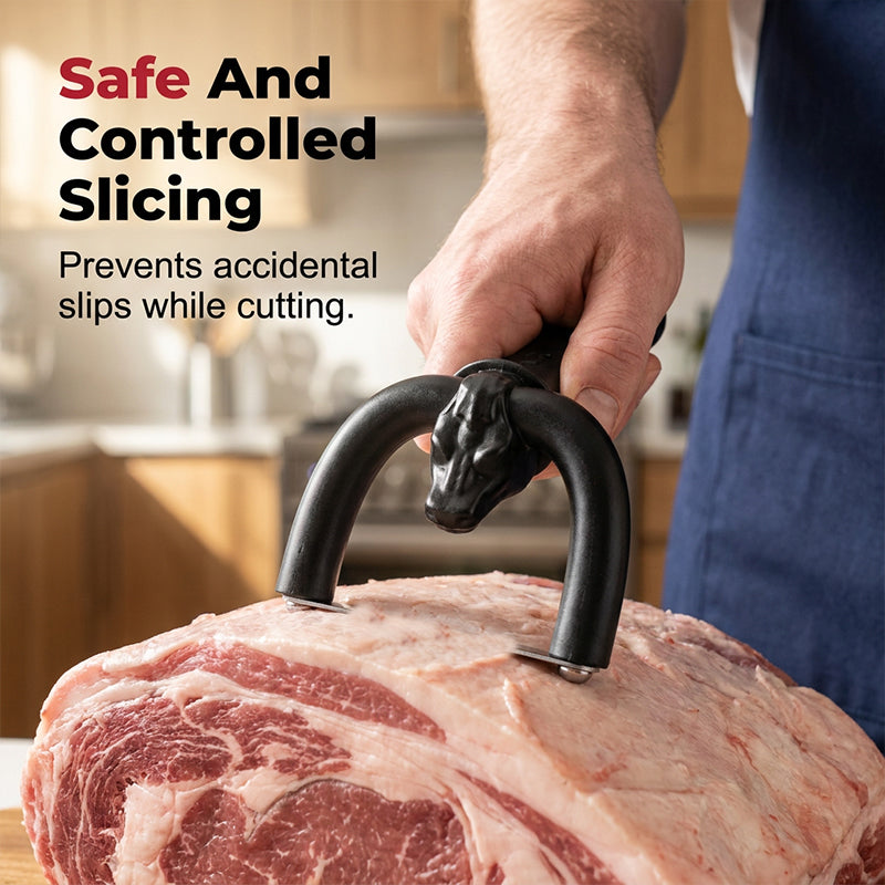 🔥🥩 Handheld Fat Trimmer for Beef & Pork, Portable Meat Fat Remover Tool