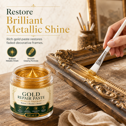 ✨ Metallic Gold Refinishing Paste – Restore Shine to Faded Gold Surfaces