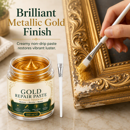 ✨ Metallic Gold Refinishing Paste – Restore Shine to Faded Gold Surfaces