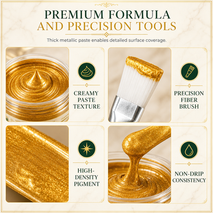✨ Metallic Gold Refinishing Paste – Restore Shine to Faded Gold Surfaces