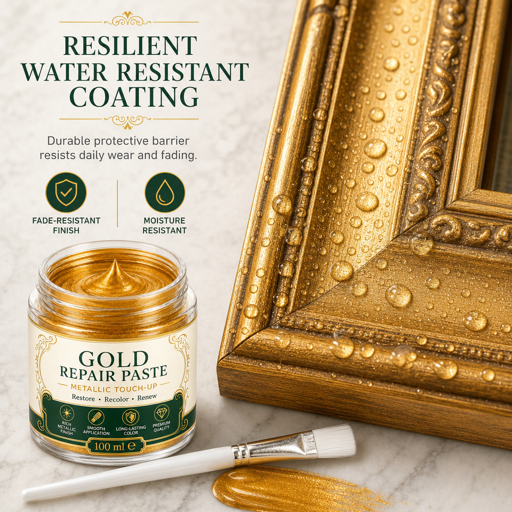 ✨ Metallic Gold Refinishing Paste – Restore Shine to Faded Gold Surfaces