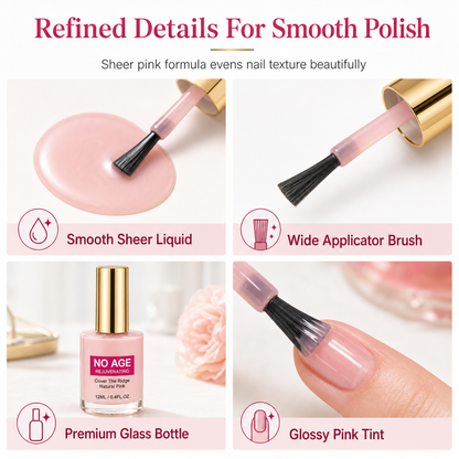 🔥Smooth Nail Ridges Instantly! Natural Ridge Filler