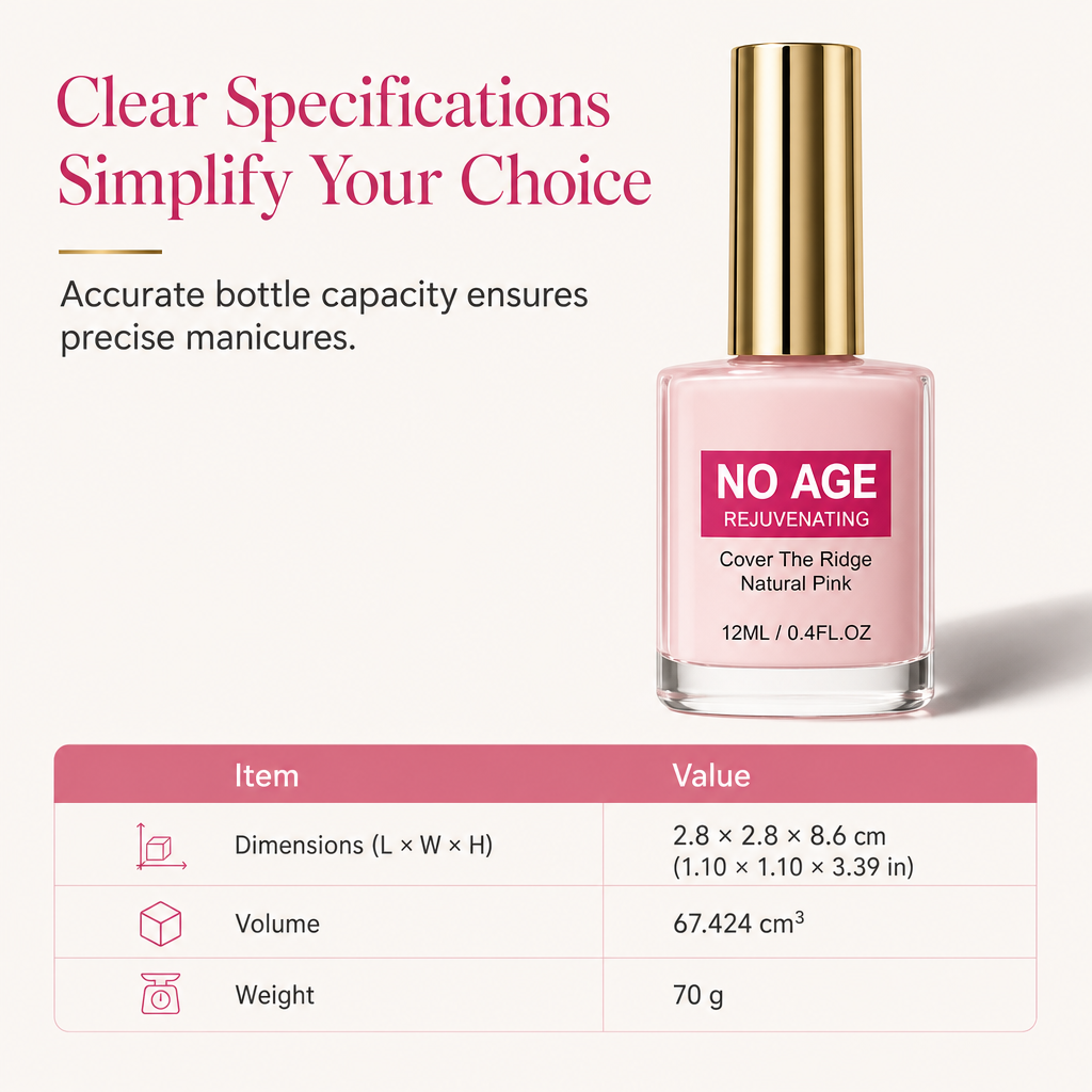 🔥Smooth Nail Ridges Instantly! Natural Ridge Filler