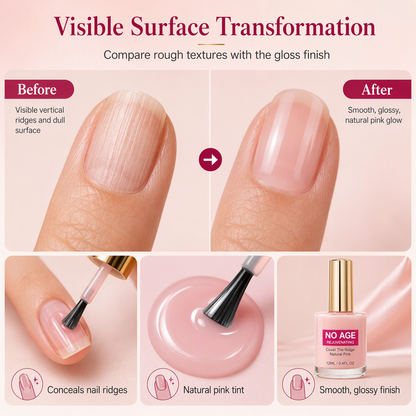 🔥Smooth Nail Ridges Instantly! Natural Ridge Filler
