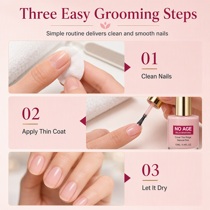 🔥Smooth Nail Ridges Instantly! Natural Ridge Filler