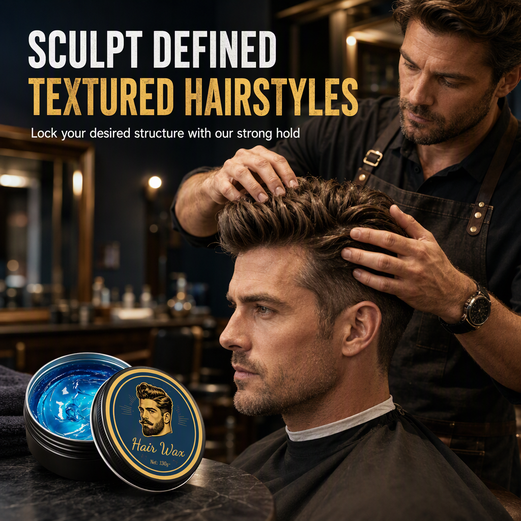 💈Cologne Scented Men's Hair Wax Pomade, Matte Finish Strong Hold Volumizing Hair Styling Wax