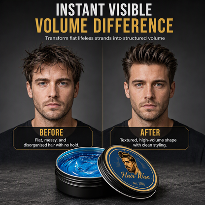 💈Cologne Scented Men's Hair Wax Pomade, Matte Finish Strong Hold Volumizing Hair Styling Wax