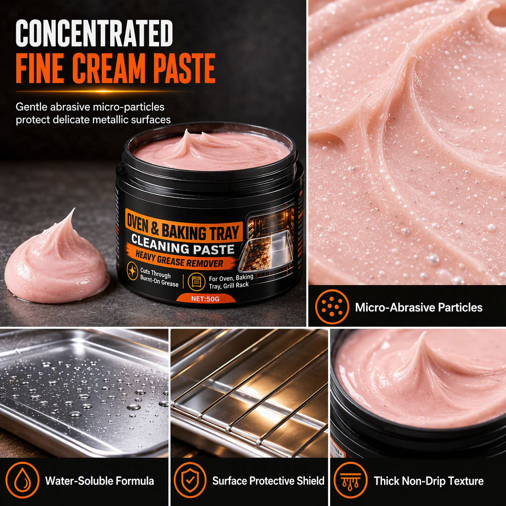 Heavy-Duty Grease Remover Paste – Removes Burnt-On Grease & Stubborn Stains