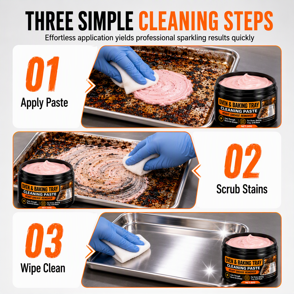 Heavy-Duty Grease Remover Paste – Removes Burnt-On Grease & Stubborn Stains