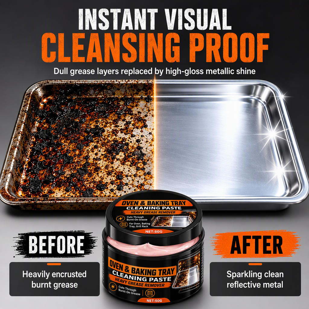 Heavy-Duty Grease Remover Paste – Removes Burnt-On Grease & Stubborn Stains