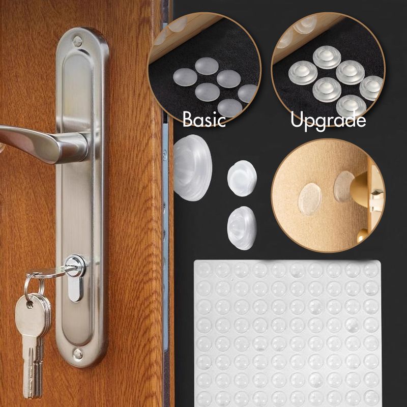 🔇 Self-Adhesive Cabinet Bumper Pads – Quiet, Soft-Close Protection for Doors & Drawers