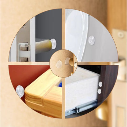 🔇 Self-Adhesive Cabinet Bumper Pads – Quiet, Soft-Close Protection for Doors & Drawers